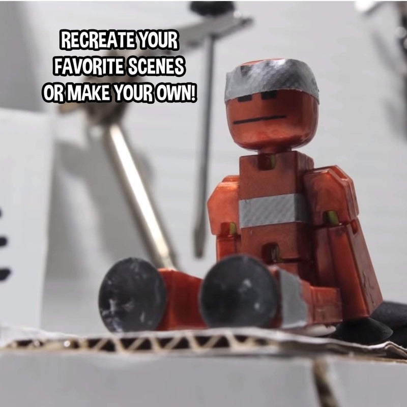 StikBot مجموعة زينغ ستيكبوت أوف ذا غريد - مجموعة من 6 شخصيات حركة قابلة للتشكيل مع أسلحة وإكسسوارات، تشمل سترايكر، كلينت، بيكسل، رابتوس، شيفت و ريجالياس، أنيميشن إيقاف الحركة، للأعمار من 4 سنوات وما فوق - Image 4