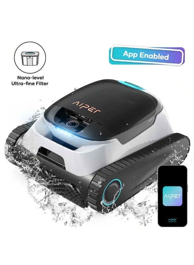 Aiper - Scuba N1 Plus: Robotic Pool Cleaner with MicroMesh Filtration for In-Ground Pools, Caterpillar Treads, and Mobile App - White - Image 5