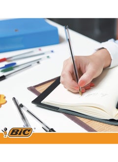 Bic 50-Piece Cristal Medium 1.0mm Tip Ballpoint Pen Green Ink  - Image 4