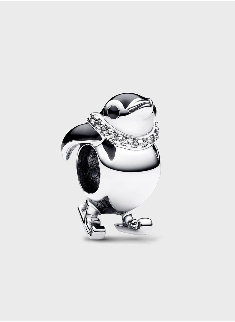 PANDORA Skiing Penguin Charm  - Image 1