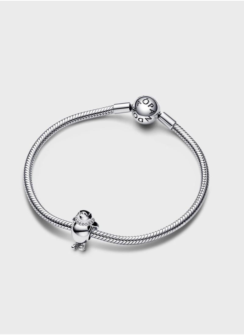 PANDORA - Skiing Penguin Charm - Image 1