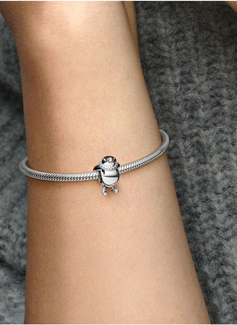 PANDORA - Skiing Penguin Charm - Image 1