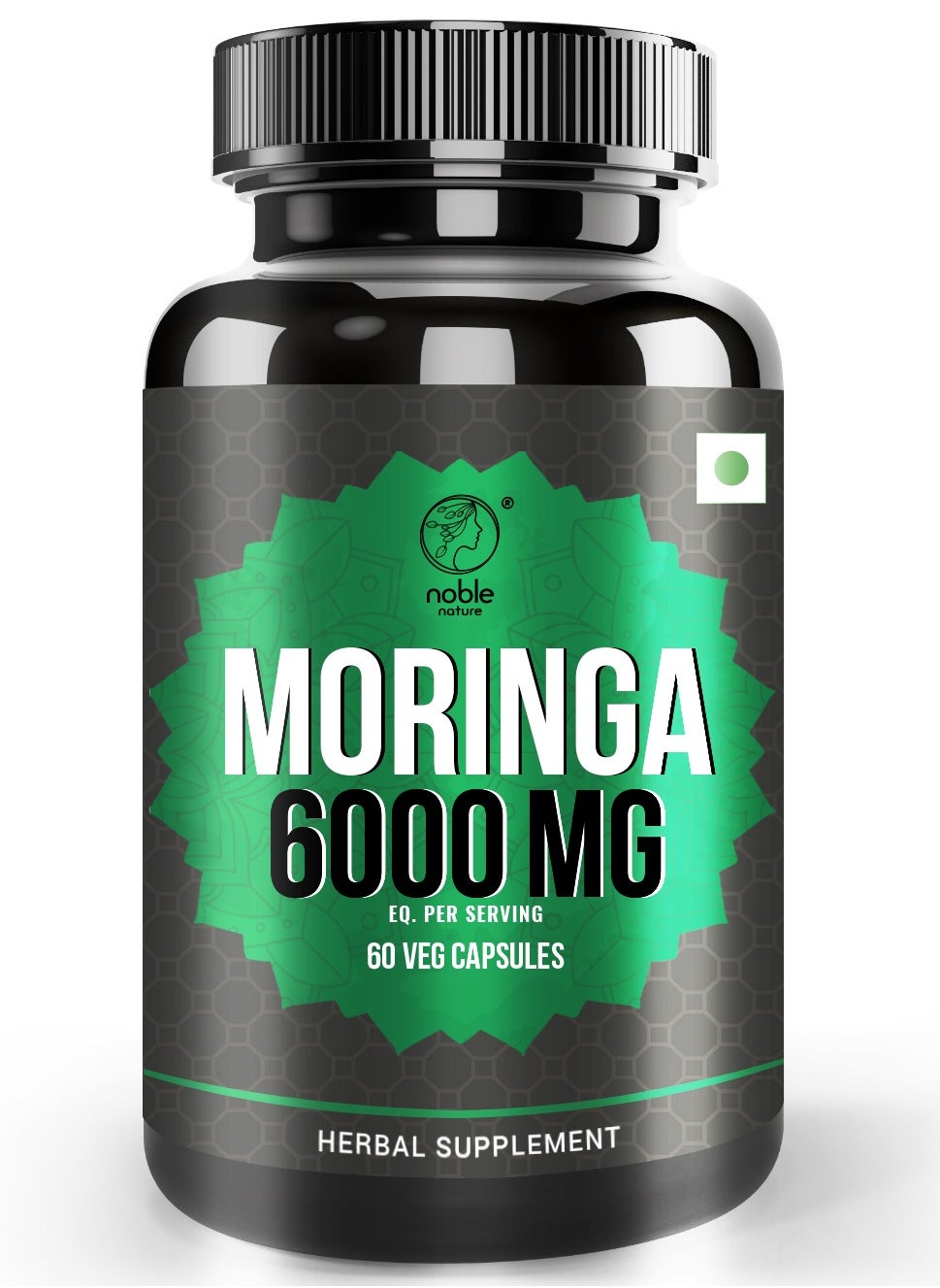 Moringa 6000 MG, 60 Veg Capsules 