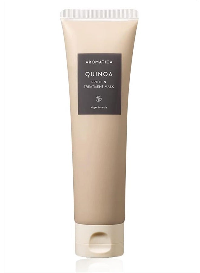 AROMATICA Quinoa Protein Hair Treatment 5.41oz / 160ml, Silicone free, Sulfate Free/Nourish, Moisturizes, and Adds Shine - Image 1