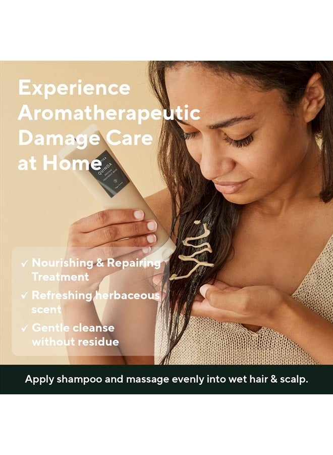 AROMATICA Quinoa Protein Hair Treatment 5.41oz / 160ml, Silicone free, Sulfate Free/Nourish, Moisturizes, and Adds Shine - Image 4