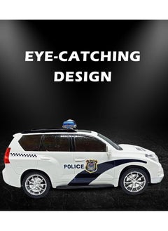 Toys Battery Operated Police Toy Car with Flashing Lights and Siren – Bump and Go Action Car for Kids  - Image 1