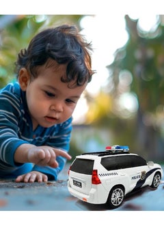 Toys Battery Operated Police Toy Car with Flashing Lights and Siren – Bump and Go Action Car for Kids  - Image 5
