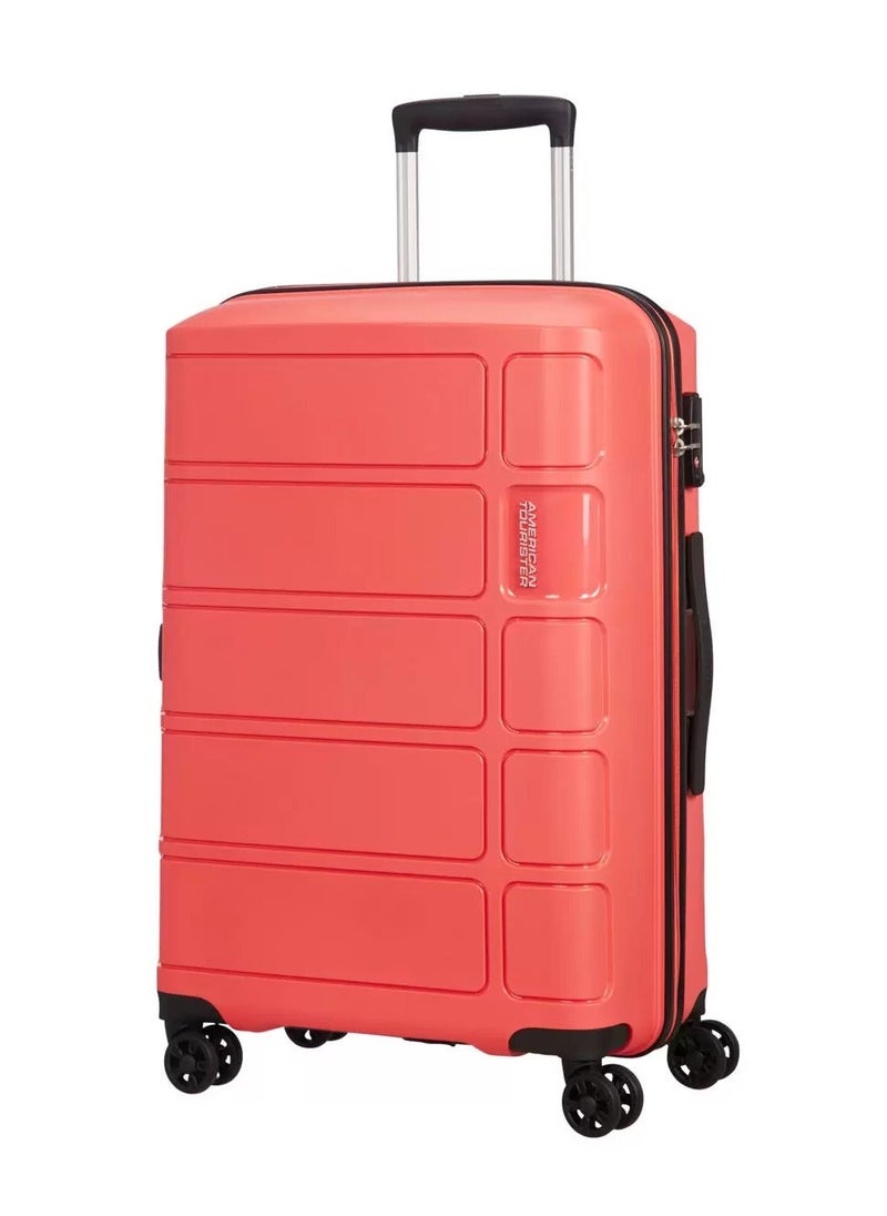 AMERICAN TOURISTER - 3-Piece Summer Splash Hardside Luggage Set With TSA Lock System in Coral - Image 1