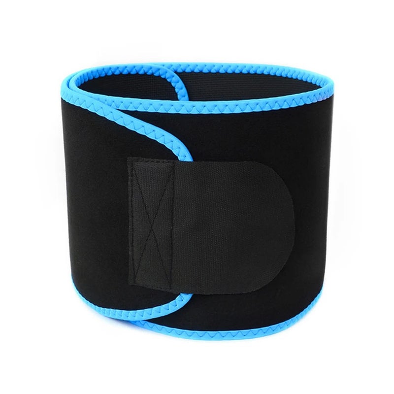 Bluejw Adjustable Waist Trimmer Belt for Men & Women - Premium Sweat Enhancer Slimming Wrap for Stomach & Fitness - Image 1