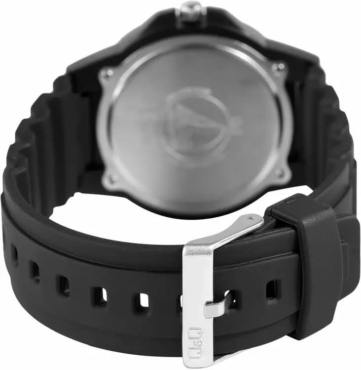 Q&Q Mens Fibre Watch White Dial 100 Meters Wr - Image 3