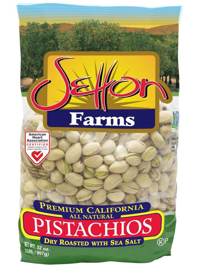 Setton Farms 2 LB Premium Pistachios Dry Roasted w/Sea Salt - Image 1