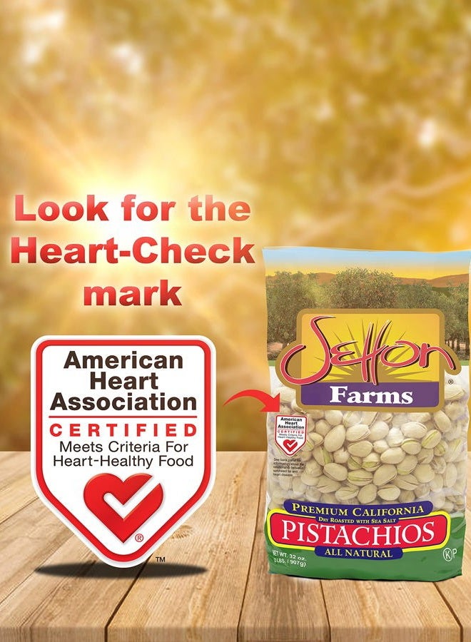 Setton Farms 2 LB Premium Pistachios Dry Roasted w/Sea Salt - Image 4