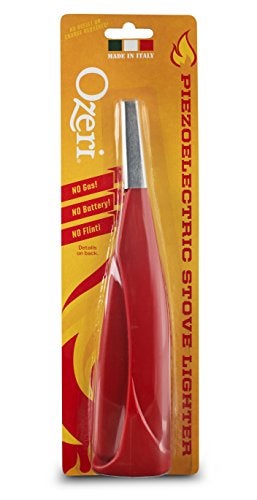 Ozeri Piezoelectric Stove Lighter, Flameless, Red - Image 3
