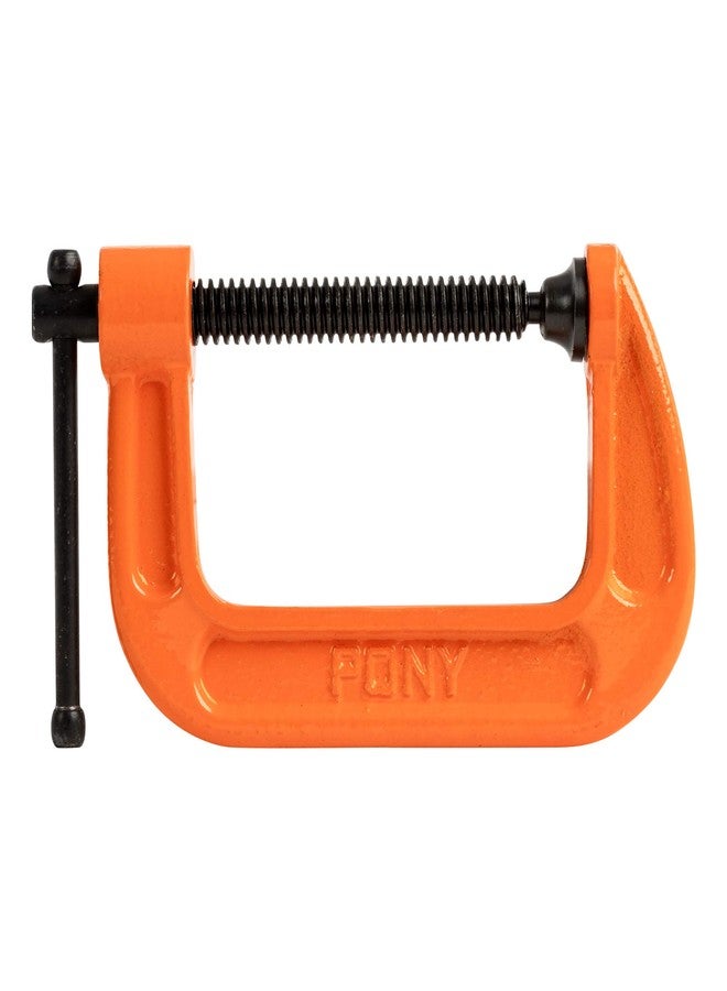 Pony Jorgensen 2630 3-Inch C-Clamp, Orange - Image 1