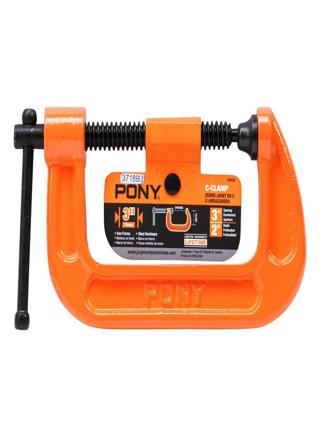 Pony Jorgensen 2630 3-Inch C-Clamp, Orange - Image 5
