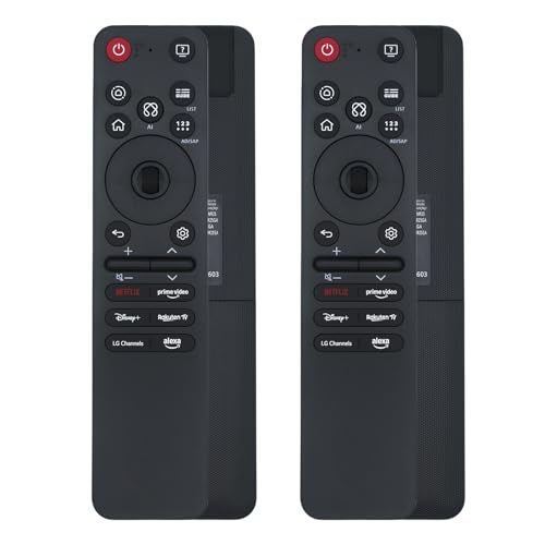 ARCSTILL 2 Pack New Replacement MR25GA AKB76046603 Voice Magic Remote Control Compatible with LG 2025 Magic Voice TV Remote Control G5 C5 B5, QNED 92A 85A 80A, UA77 Series with AI, Pointer and Alexa Voice - Image 1