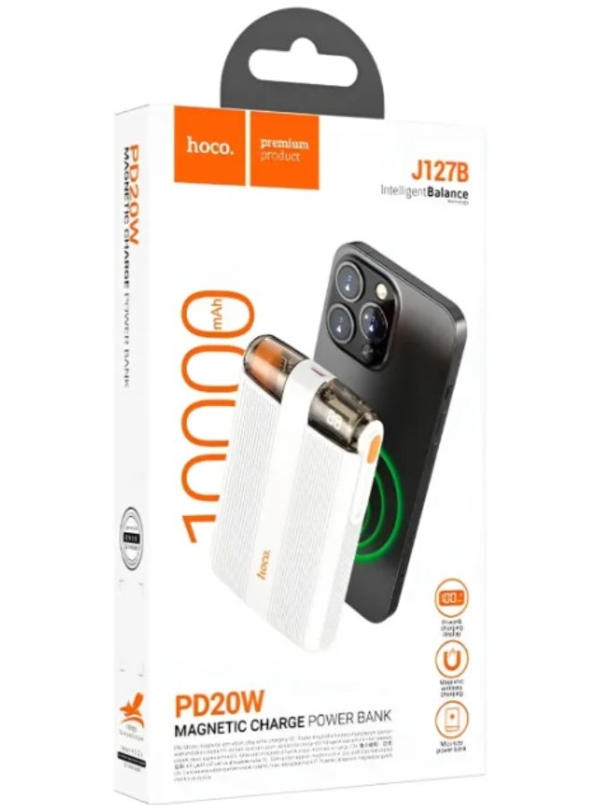 هوكو باور بانك J127B ميكا، سعة 10000 مللي أمبير/ساعة | شحن سريع لاسلكي بتقنية PD 20 واط + QC 3.0 - Image 5