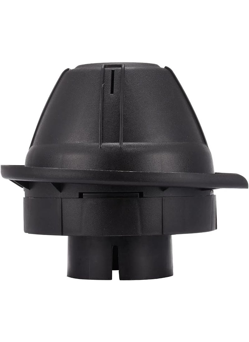 JSCARLIFE JSCARLIFE Air Snorkel Head Mushroom Head Air Ram Head Replacement 1 Piece Universal with Inlet No Pipe Clamp Hoop Clip Ring 3inch77mm  - Image 1