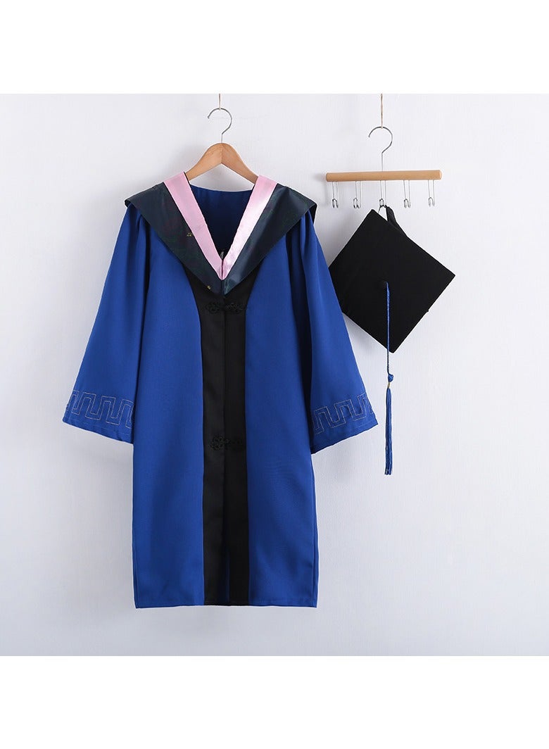 general Graduation Gown Set – Bachelor/Master/Doctorate Academic Regalia with Hood & Cap for Men & Women - Image 1