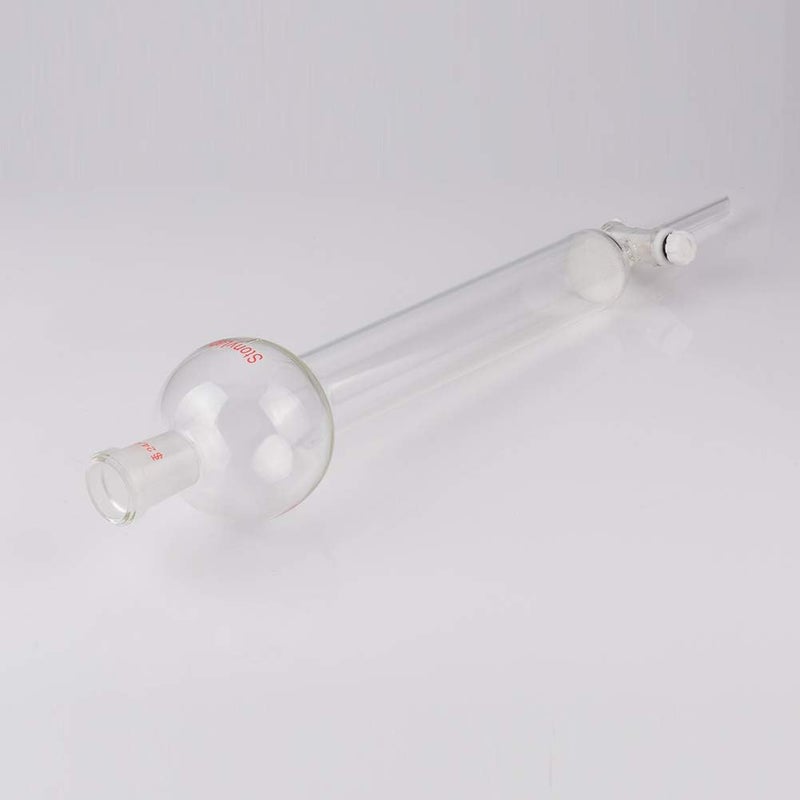 stonylab Borosilicate Glass Chromatography Column with Reservoir and Fritted Disc, 100ml - Image 5