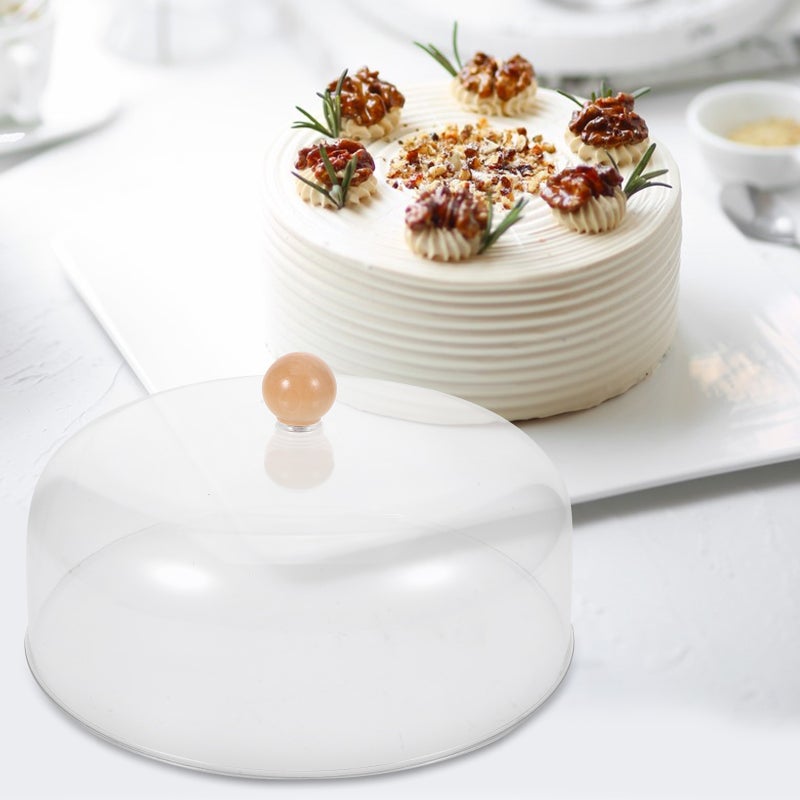 🍳 غطاء طعام أكريليك دائري للمطبخ شفاف ٢ قطعة - Image 5
