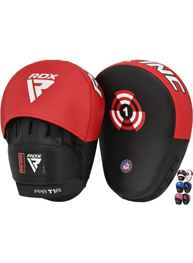 RDX Boxing Hook & Jab Pads MMA Target Focus Punching Mitts Thai Strike Kick Shield, White - Image 1