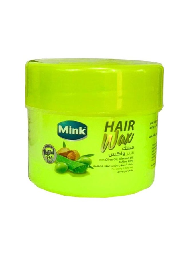 Mink Hair Wax with Olive and Almond - Hair Styling and Nourishing Cream - Dry and Split Hair