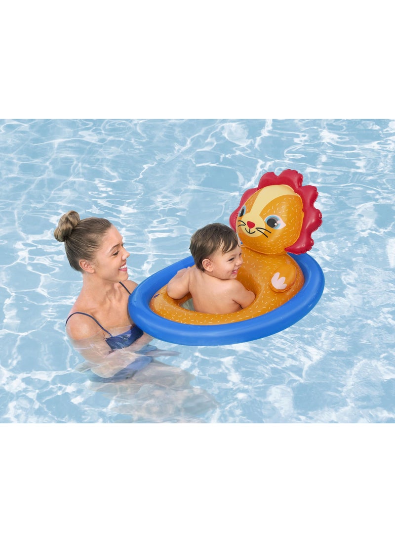 Bestway Bestway Baby Float Lil Animal Baby Boat 71x56cm, Assorted 1 Piece (Style & Color May Vary)  | Inflatable Ride-on | Pool Float | Summer Water Toy | Pool & Beach Toy  - Image 3