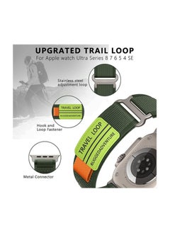 Generic Trail Loop Strap for Apple Watch Ultra Band 49mm 45mm 44mm 42mm iWatch Ultra Band Men Women, Rugged Sport Strap Soft Nylon Wristband for iWatch Ultra 2 Bands Series 9 8 7 6 5 4 3 2 1 SE  - Image 3