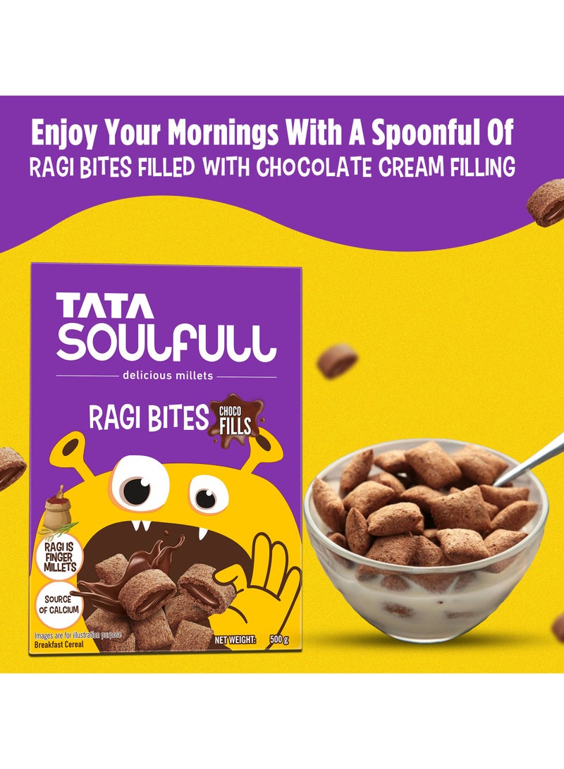 tata_soulfull Ragi Bites Choco Fills Breakfast Cereal - Image 4