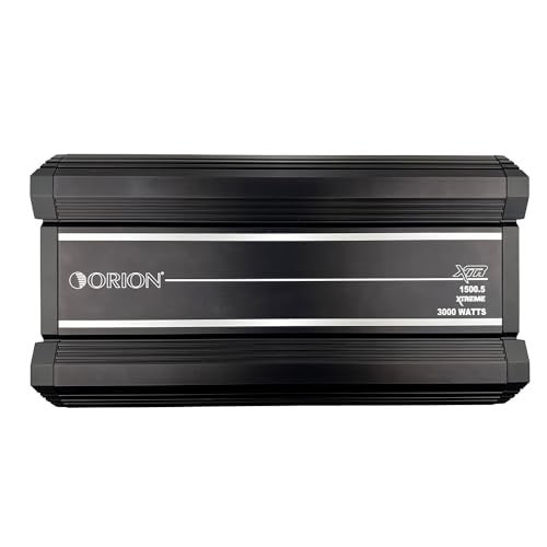 Orion XTR1500.5 XTR Series 1500 Watt 5-Channel Amp 125W x 4 at 2-Ohms Plus 1000W x 1 at 1-Ohm Class A/B+Class-D 5th Channel w/Remote Bass Knob High Performance Amplifier Made in Korea - Image 2