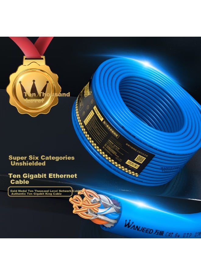Ofnpftth Cat6a Ethernet Cable 30m Blue - Image 1