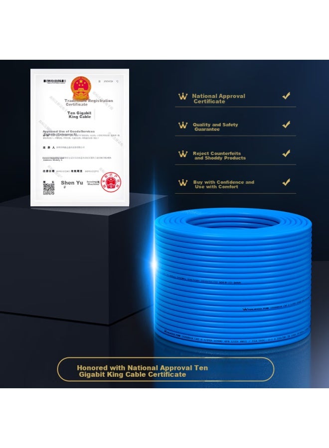 Ofnpftth Cat6a Ethernet Cable 30m Blue - Image 2