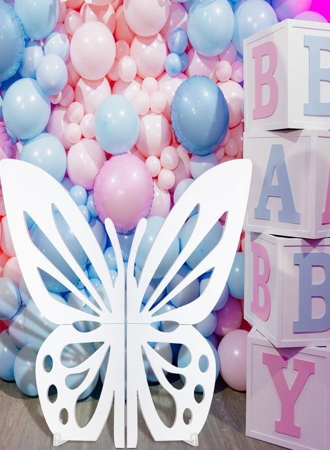 Famaster 30" Large Butterfly Decorations - Freestanding & Foldable Large butterflies Cutouts - Mariposas Grandes para Decoracion - Butterfly Backdrop for Birthday, Baby Shower, Party Decor - Image 4