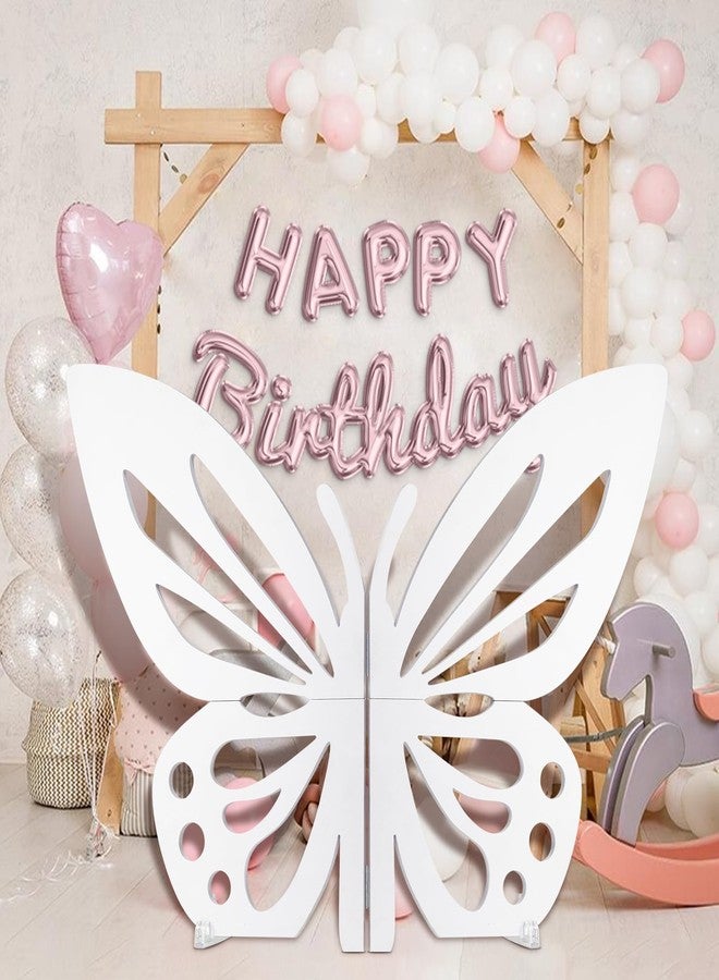 Famaster 30" Large Butterfly Decorations - Freestanding & Foldable Large butterflies Cutouts - Mariposas Grandes para Decoracion - Butterfly Backdrop for Birthday, Baby Shower, Party Decor - Image 1