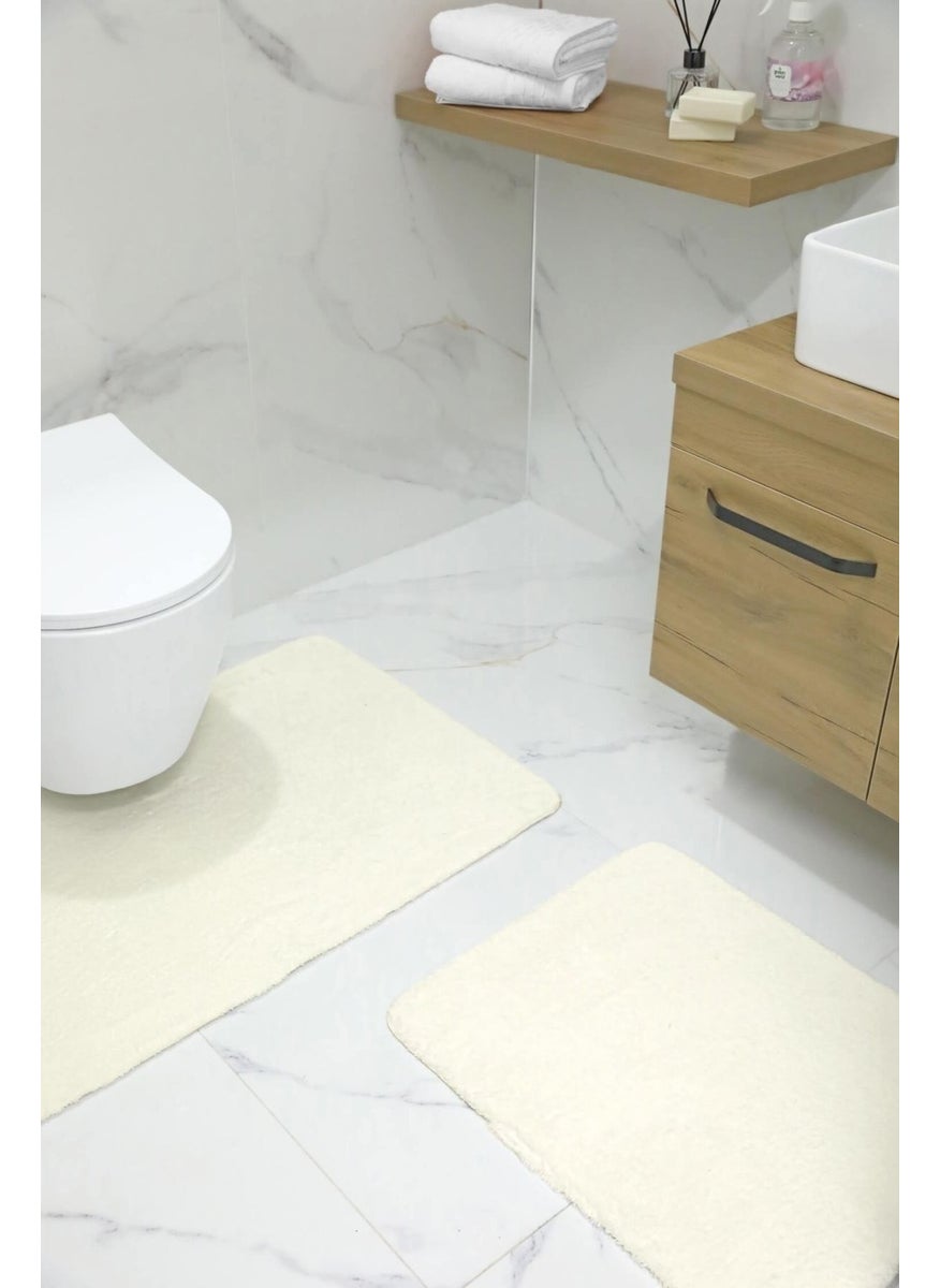 2-Piece Non-Slip Plush Bath Mat Bathroom Toilet Set Toilet Bowl Mat Set - pzsku/Z7AC23D5F78CEABC197EBZ/45/_/1725790337/3156bddd-f226-43f0-97d8-2208b9a8558e