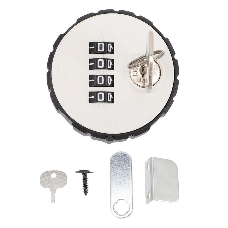 4 Digit Resettable Combination Lock 20mm Length For Gym Cabinet Mailbox Security - Image 2