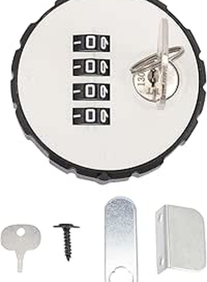 4 Digit Resettable Combination Lock 20mm Length For Gym Cabinet Mailbox Security - Image 1