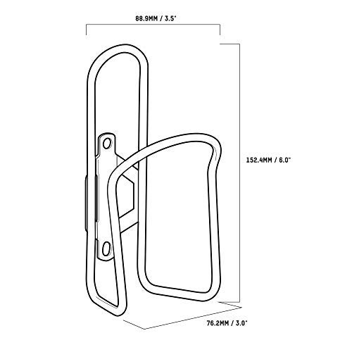 Blackburn Comp Aluminum Bottle Cage (Silver, One Size) - Image 2