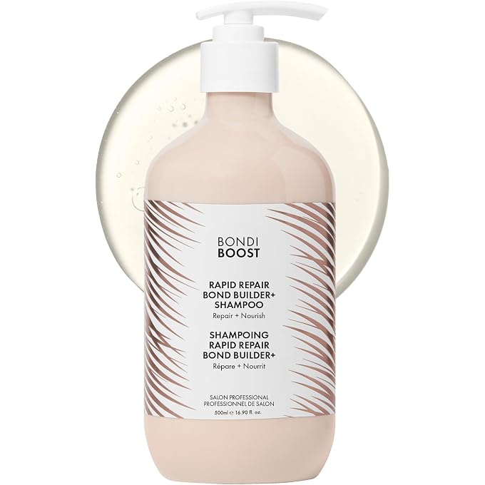 BONDIBOOST Rapid Repair Bond Builder + Shampoo for Damaged Hair [16.90 fl oz], Strengthening Formula for Restoring + Rebuilding Hair, Deep Conditioning + Nourishing Treatment for Healthier Results - Image 1