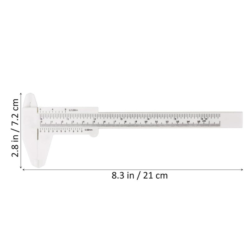 Mini Vernier Caliper 150Mm Plastic Sliding Pocket Gauge Ruler For Precision Measurement DIY Crafts - Image 3