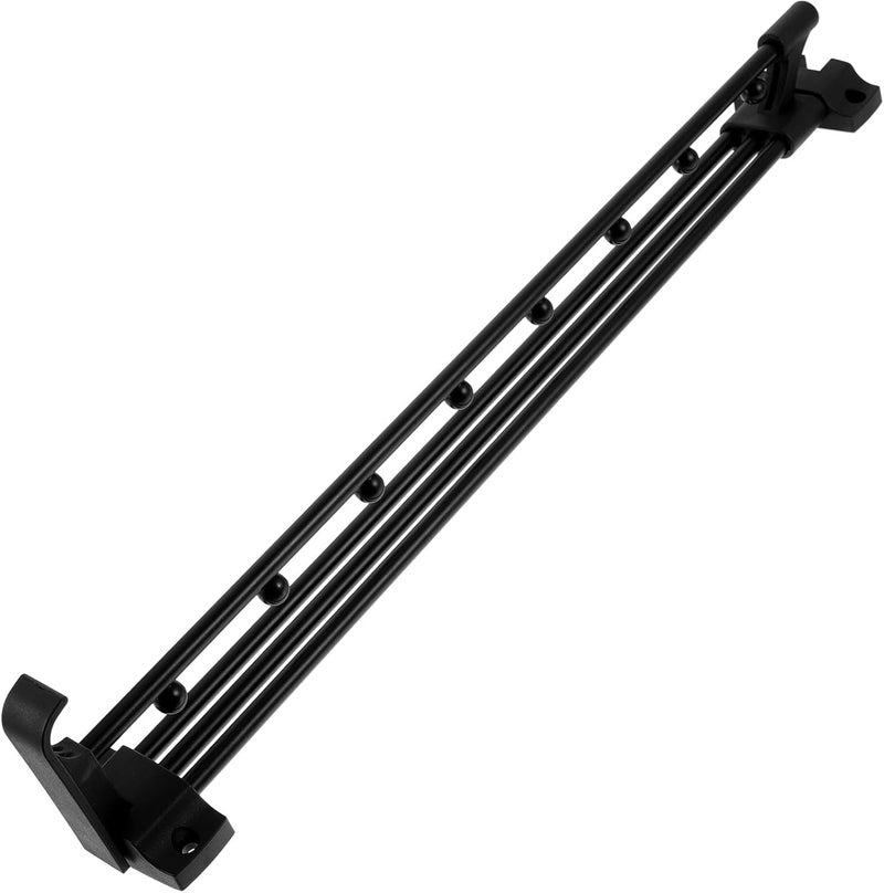 Adjustable Retractable Closet Rod for Hanging Clothes, 450mm Solid Wardrobe Pull-out Bar, Top-mounted Clothes Hanger Rail for Bedroom and Walk-in Closet Organization - Image 1