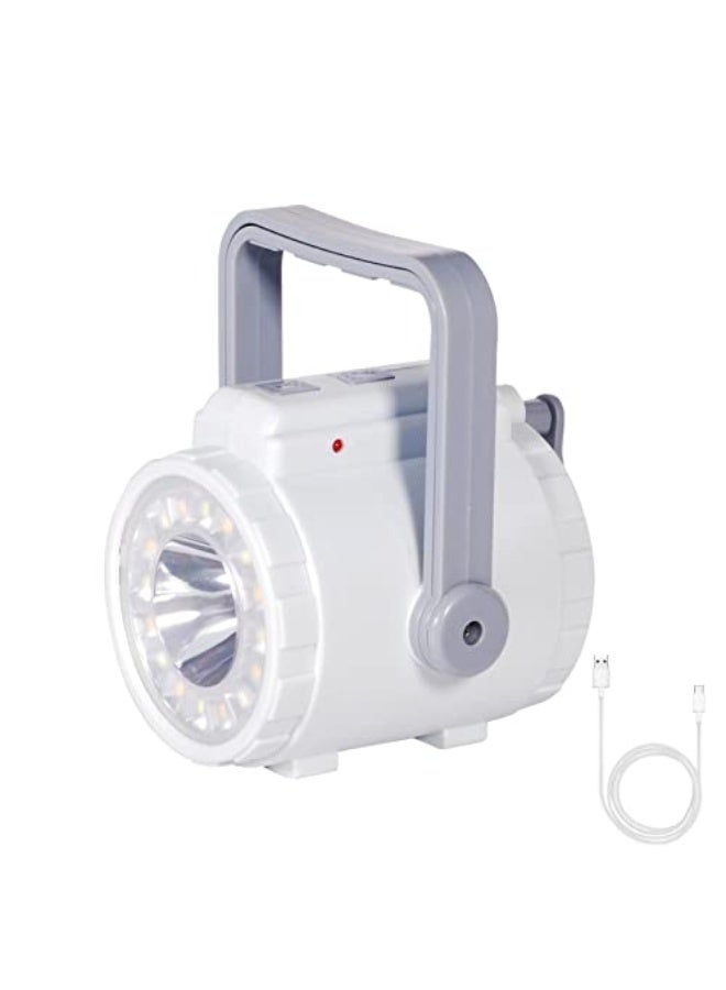 Electric Flash Lights - Extra Bright Flash Light for Hand with Stand, Large Searchlight, Powerful and Lightweight Torch for Fishing, Hiking and Camping - Image 1