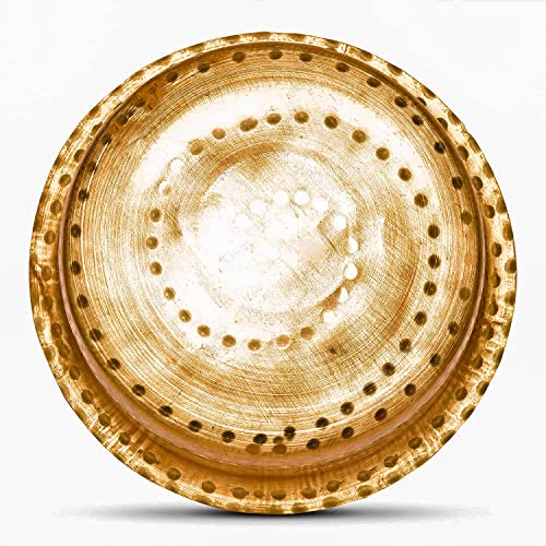 RJ Kitchenware Store Brass Tope Bhagona Heavy Gauge Big - Pure Patila Cookware (4 Litter) - Image 5