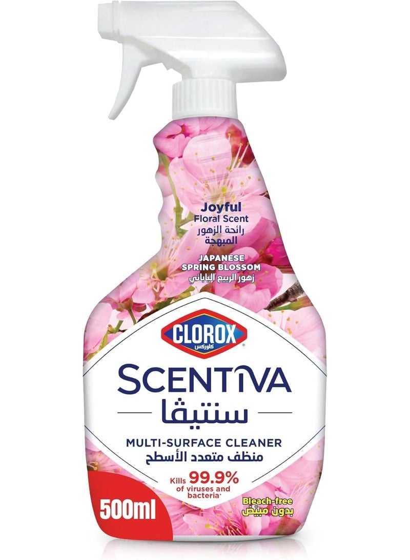 Clorox مجموعة سكنتيفا لزهور الربيع اليابانية 1.5 لتر + 709 مل + 500 مل (2.709 لتر) - Image 4