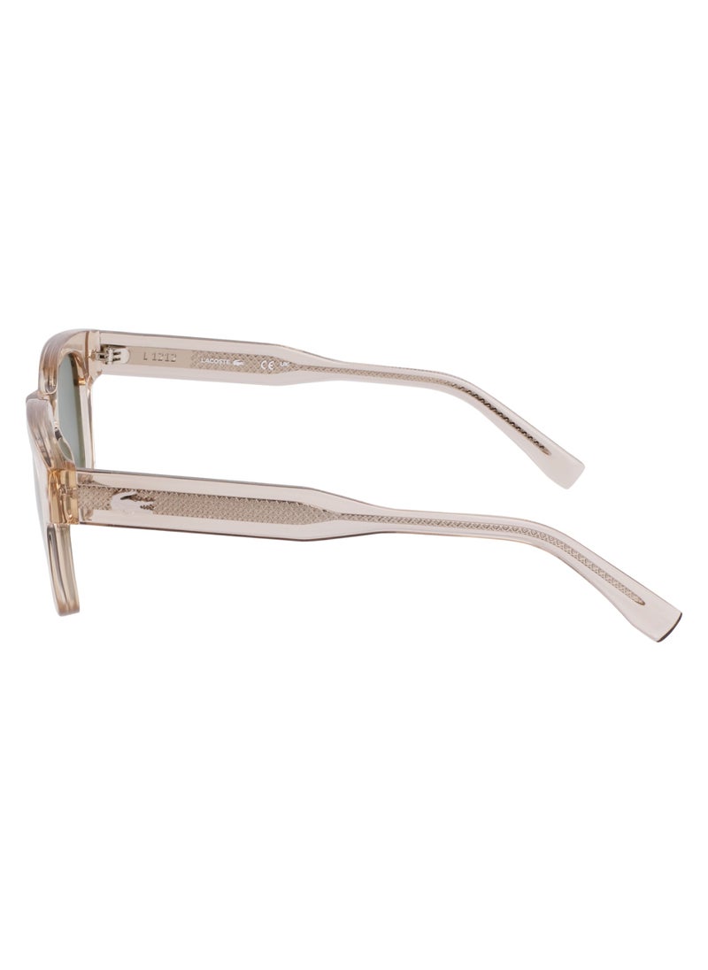 LACOSTE FULL RIM BIO INJ-G820 OVAL LACOSTE SUNS L6023S  4921 (264) BEIGE  - Image 4