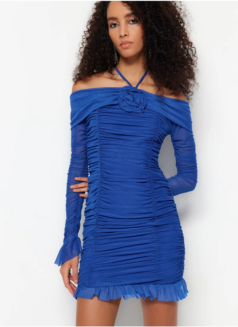 trendyol Ruched Hem Ruched Dress