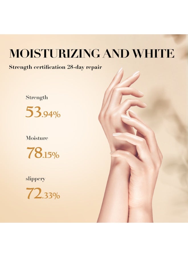 SADOER 2 Packs(30g*2) Collagen Anti Wrinkle Hand Cream, Nourishing Whitening Moisturizing Skin Care Cream, Fast Absorbing Anti Ageing Hand Cream, Smooth And Soft Skin Crack Repair Cream To Remove Wrinkles Darkness - Image 3