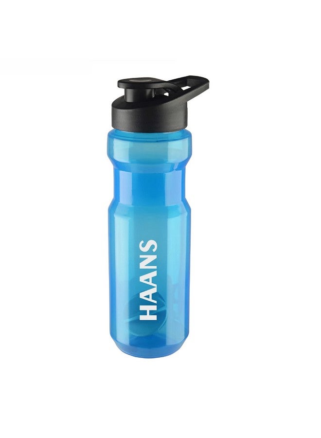 Haans Aqua Gym Protein Shaker Bottle with Easy Mixing Ball 700 Ml Color- Blue (Pack of 1) - Image 1