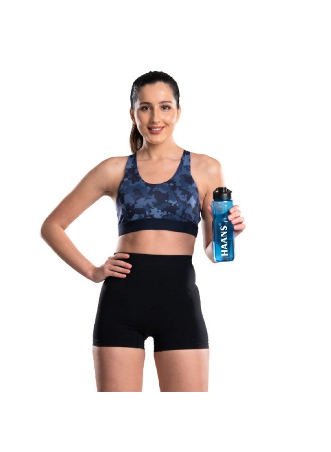 Haans Aqua Gym Protein Shaker Bottle with Easy Mixing Ball 700 Ml Color- Blue (Pack of 1) - Image 3